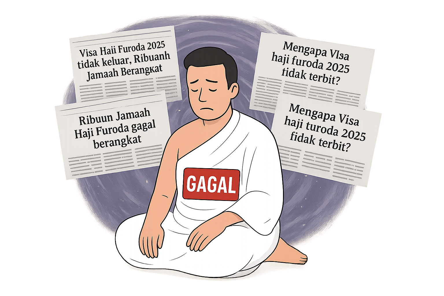 Ilustrasi Jamaah Haji 2025